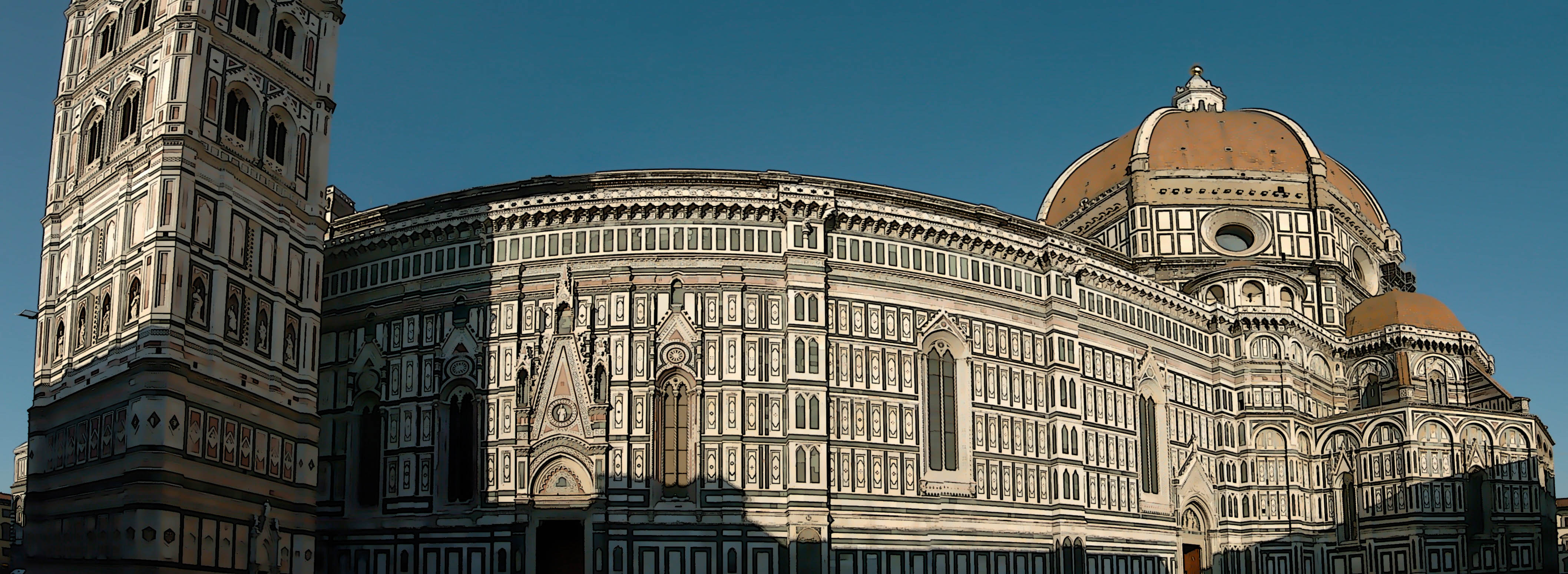 The Duomo (tooned)